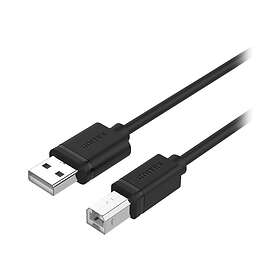 Unitek Y-C430GBK USB-A till USB-B 1 m