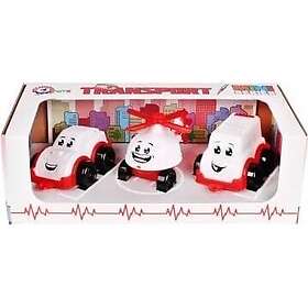 TechnoK Pelastus Kuljetus Ajoneuvo Setti 3-pack TEH5811