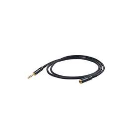 Proel 6.35mm Hane till 6.35mm Hona Adapterkabel 5m PRCHLP190LU5