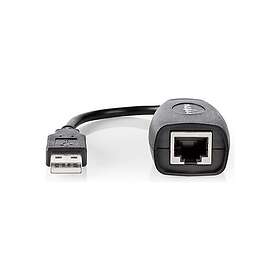 Nedis CCGB60EXTBK500 USB to RJ-45 Adapter USB 1.1 Type-A