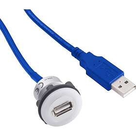 TRU COMPONENTS 1313909 Adaptateur de Montage sur Panneau USB 3.0 Type A vers Typ