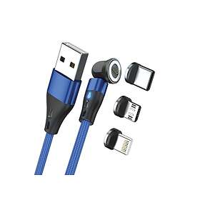 RealPower 439638 USB-A till Magnetisk Adapter 1m