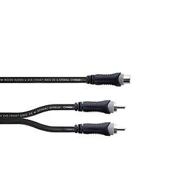 Cordial RCA till 2x RCA Kabel 0.3m
