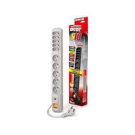 Acar S10 10-Vägs Power Strip 1.5m ACARS1011,5