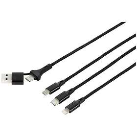 Renkforce US203/1.2M USB-A vers USB-C 1.2m