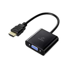 Renkforce RF-4531578 HDMI to VGA Adapter with 3.5mm Audio 0.15m