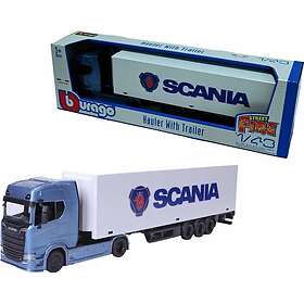 Bburago Streetfire Haulers Trailer Scania 1:43
