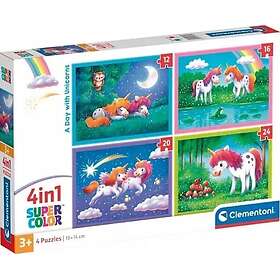Clementoni A Day with Unicorns 72 Pieces