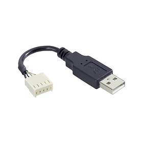 Bulgin 14193 Adaptateur Fiche USB-A vers Câble