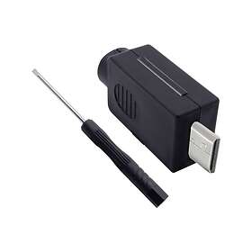 Quadrios 2001C220 Adaptateur Connecteur HDMI 20 Broches Droit