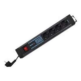 REV Ritter Supraguard 4-Way Surge Protected Power Strip 2.5m 0015462513