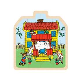 Barbro Barbo Toys Pippi Pitkätossu Talo Puupulma