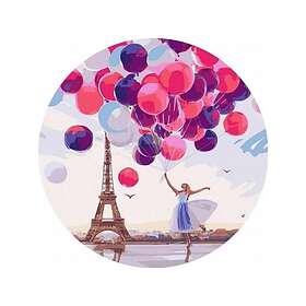 Twoje Hobby Painting By Numbers Round Happiness In Paris