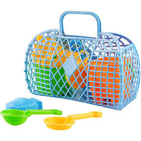 Suntoy Sand Sæt i Taske Blå 9 Dele