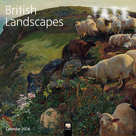 Flame Tree Publishing British Landscapes Seinäkalenteri 2026