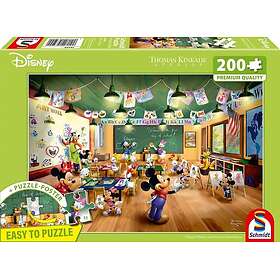 Schmidt Thomas Kinkade Studios Disney Mickey and Minnie Schoolhouse 200 Palaa