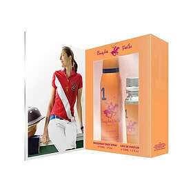 Beverly Hills Polo Club 1982 - Sport 1 Presentförpackning för Kvinnor (50ml EdP, 150ml Antiperspirant Deodorantspray)