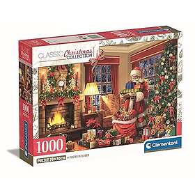Clementoni Julenissens Besøk 1000 Brikker
