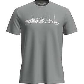 Icebreaker Tech Lite SS Tee The Peaks Merino Kortärmad T-shirt (Herr)