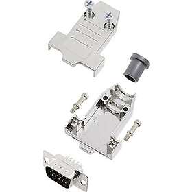 Jim Dunlop encitech 6355-0071-01 Dtnt09-M-Hdp15-K D-Sub Stiftlist Set 180° Polnummer: 15 Lödhuvud 1 Set