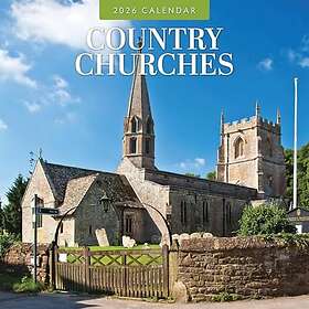Natures Country Country Churches Wall Calendar 2026