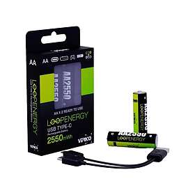 Verico Loopenergy AA 2550mAh 2-pack