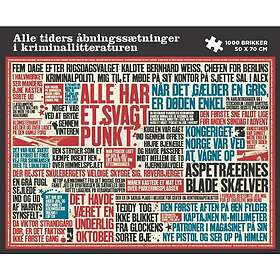 CSBOOKS Alla Tiders Inledande Meningar I Kriminallitteratur 1000 Bit