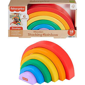 Fisher-Price Wooden Rainbow 6 Pieces HXT73