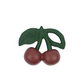 Konges Slöjd Cherry Teether Luonnonkumi One Size (Punainen)