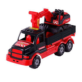 Cavallino Toys Mammoth Torpedo Truck kaivinkoneella