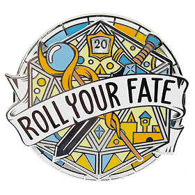 GlassStaff Roll Your Fate Spinner Pin