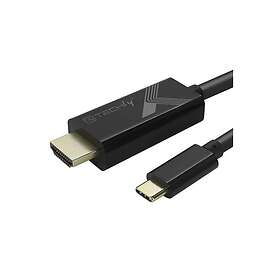 Techly IADAP-USBC-HDMI5TY USB-C uros-HDMI uros-sovitinkaapeli