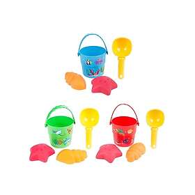 Toi-Toys Mini Beach Set Bucket Shovel and Shapes 4 stykker 42526Z