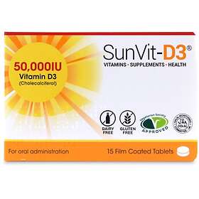 Sunvita SunVit-D3 Vitamin D3 50000IU 15 Tablets