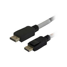 Deltaco DisplayPort till DisplayPort-kabel 0.5m DP54-1005