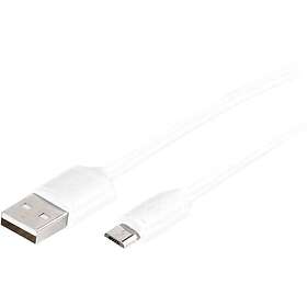 Vivanco VVITUSBMICUSBA10W USB-A till Micro-USB 1m