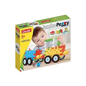 Quercetti Jumbo Peggy Ajoneuvot Rakennussarja Lelu 411697