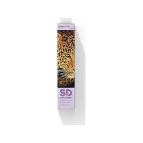 Diamond Dotz Leopard Portrait Diamond Painting Kit 30x40cm