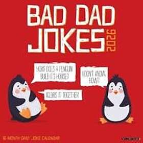 Wlcp Bad Dad Jokes Wall Calendar 2026