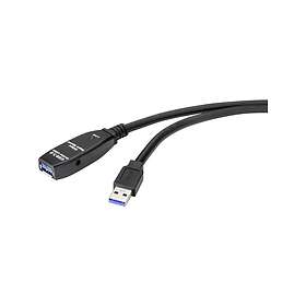 Renkforce RF-4598350 USB-A to USB-A USB 3.2 Gen 1 5 Gbit/s 20m