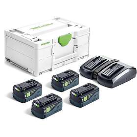 Festool SYS 18V Starter Kit 5.0Ah 4-pack