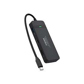 Vision TC-USBCHUB5P USB-C Dokkingstasjon HDMI, USB-C, 1GbE