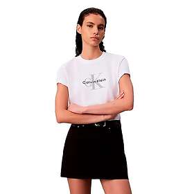 Calvin Klein Hero Classic Monologo C-Neck Short Sleeve T-shirt (Dame)