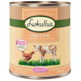 Lukullus Naturkost Junior Våtfoder 6x0,8kg