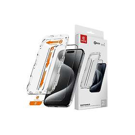 Crong Hærdet glas skærmbeskytter for iPhone 14 Pro (2-pack)