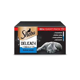 Sheba Delicacy Sachets Gelée 80x0,085kg