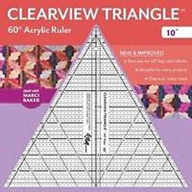 Clearview Triangle™ 60° Acrylic Ruler 10'