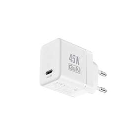 Crong CRGGN1C45WHI GaN Vægoplader 45W