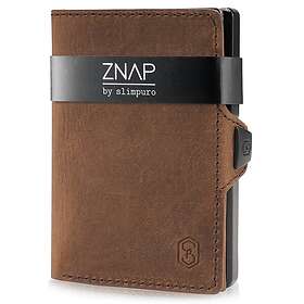 slimpuro ZNAP Slim Wallet Cuir (Brown)
