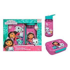Undercover Gabby's Dukkehus Madkasse og Vandflaske Sæt 1L